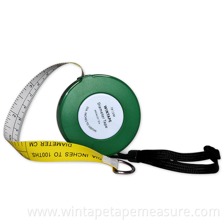 64Pi Diameter Tape Measure for Tree Pillar Measuring perimeter Instrument Tools